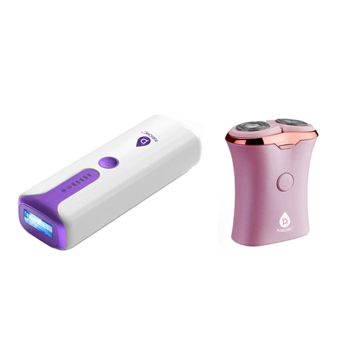 IPL Laser Device & Painless Shaver: Your Ultimate At-Home Hair Removal Duo